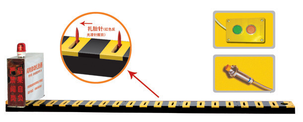 调兵山市V3嵌入式闯岗自动扎胎器/阻车器